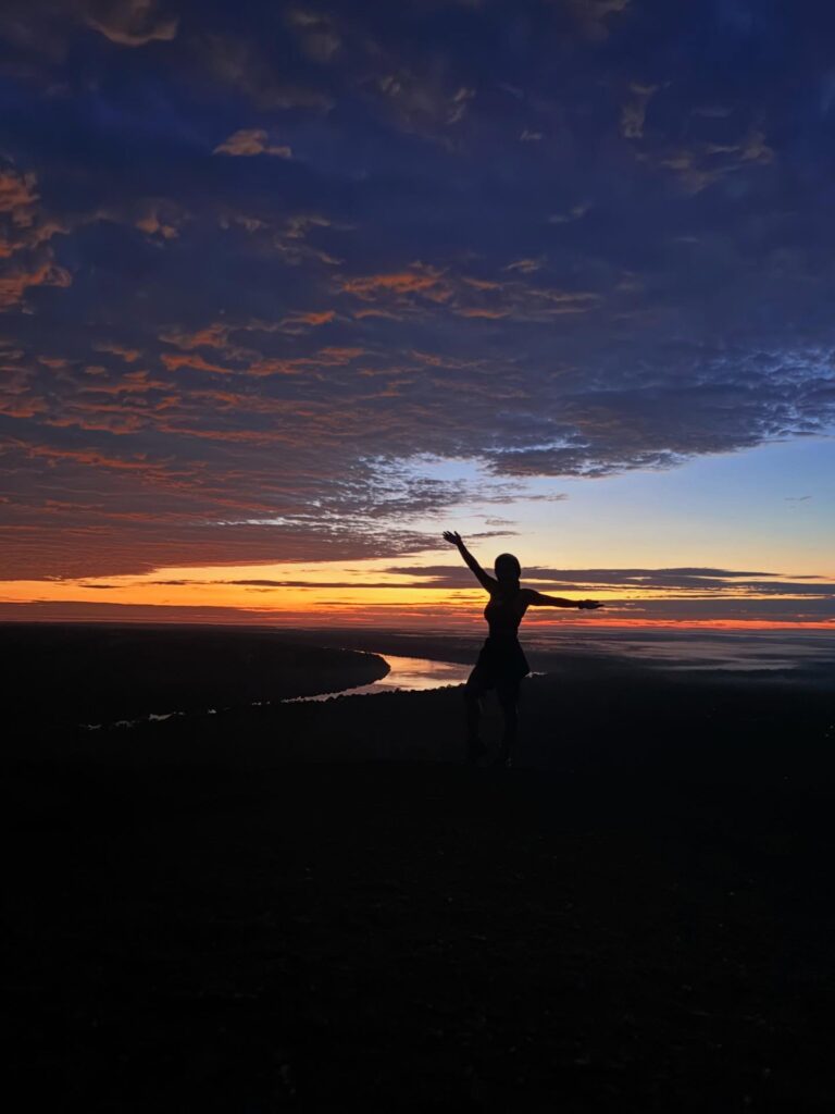 Atardecer en el Guainía 